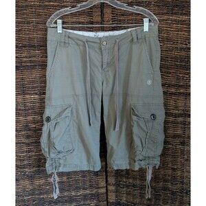 Element Y2K Baggy Bermuda Cargo Shorts 90s Skater Grunge Whimsigoth Vtg Military